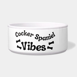 Comedero Tazón para perro de cerámica Vibes Cocker Spaniel