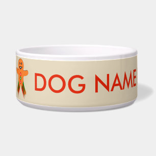 Comedero Tazón para perro de hombre de jengibre para fiesta