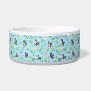 Comedero Tazón para perro Gran Danés Diseño floral primaver