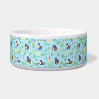 Comedero Tazón para perro Gran Danés Diseño floral primaver