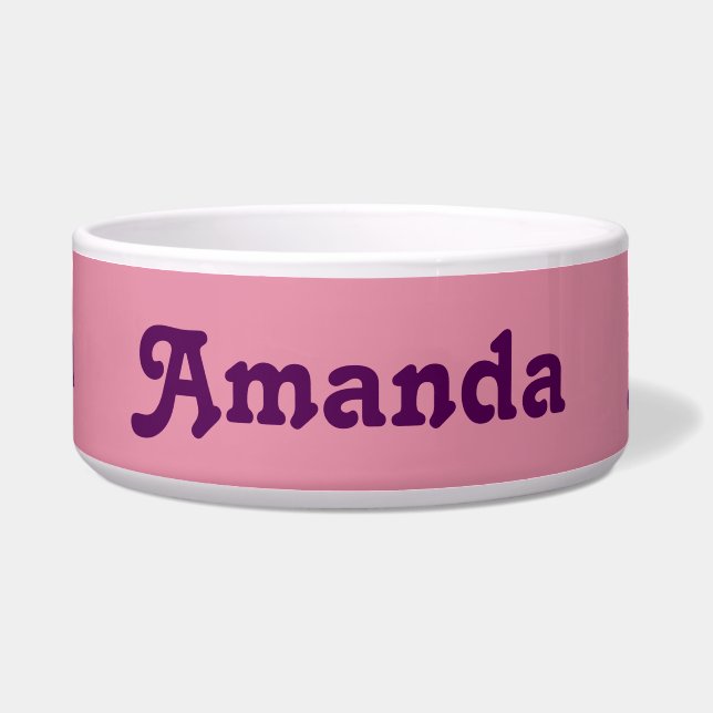 Comedero Tazón para perros Amanda (Frente)