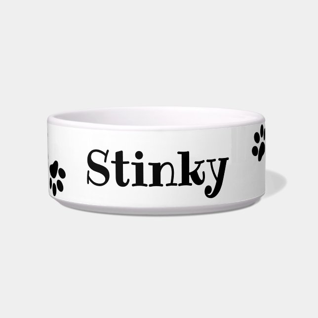Comedero Tazón para Stinky (Frente)