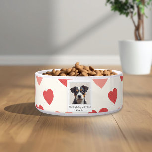 Comedero Tazón personalizado moderno para San Valentín para