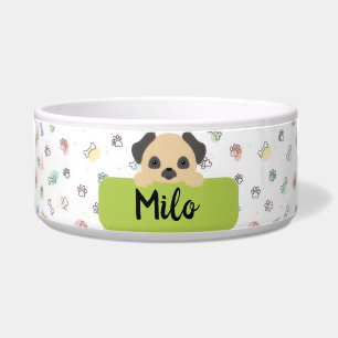 Comedero Tazón personalizado para mascotas con dibujos anim