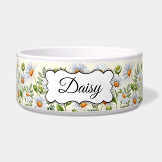 Comedero Tazón personalizado para mascotas Elegante Margari