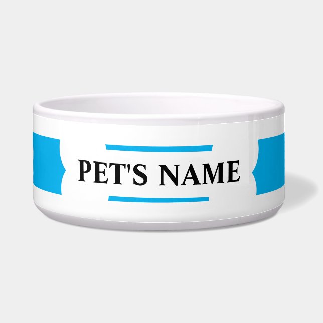 Comedero Tazón Personalizado para Perro con Diseño de Huell (Frente)