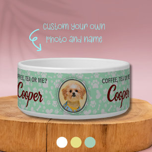 Comedero Tazón único de cerámica para alimentar mascotas co