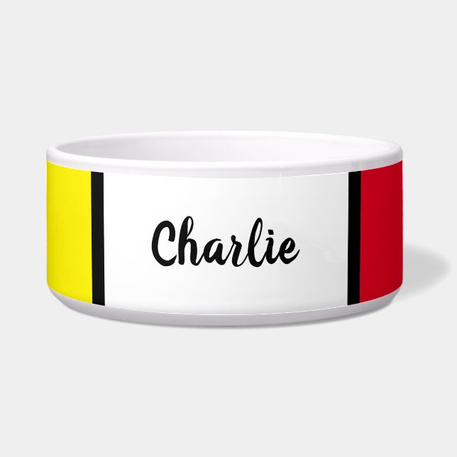 Comedero Tazones de alimentación personalizados para mascot (Frente)