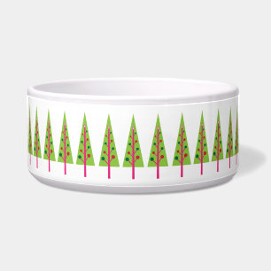 Comedero Tazones de árboles de Navidad