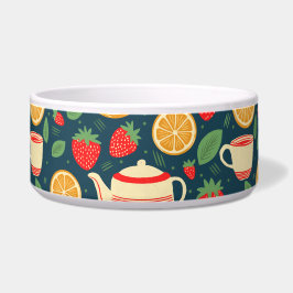 Comedero Té de fresa y naranja a la hora del té