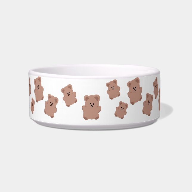 Comedero Teddy Bear Mascota Food Bowl (Frente)