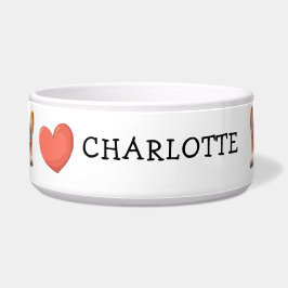 Comedero Tema personalizado de Corgi dorado indiscreto