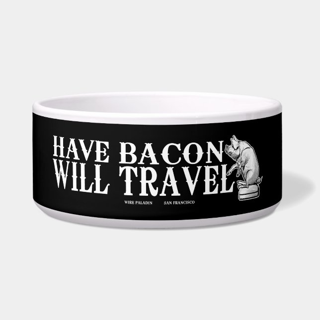 Comedero Ten Bacon Will Travel (Frente)
