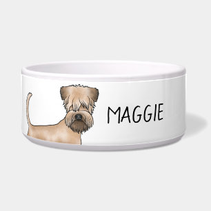 Comedero Terrier de Trigo de Pelaje Suave Perro Primer Plan