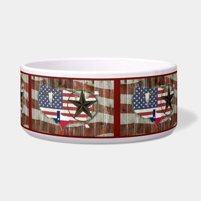 Comedero Texas Lone Star Texas Long Horn (Frente)