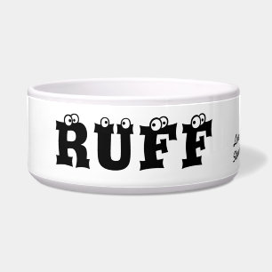 Comedero Texto lindo personalizado para mascota