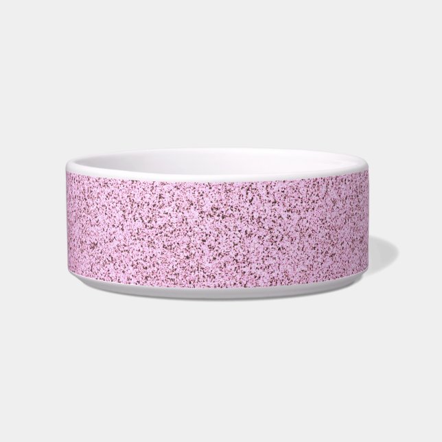 Comedero Textura de hormigón rosa pastel (Frente)