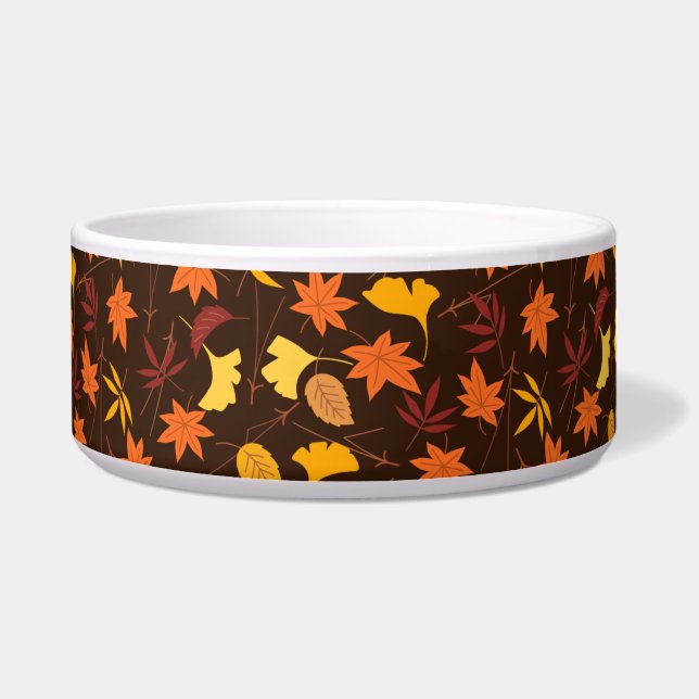 Comedero Thanksgiving Maple Fall Pattern (Frente)
