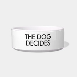 Comedero The Dog Decides Dog Bowl