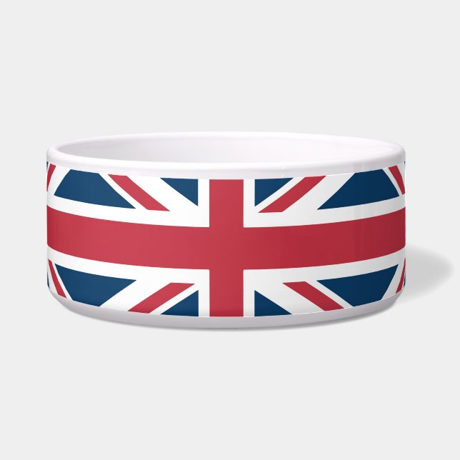 Comedero The Union Jack British Flag Pet Collar (Frente)