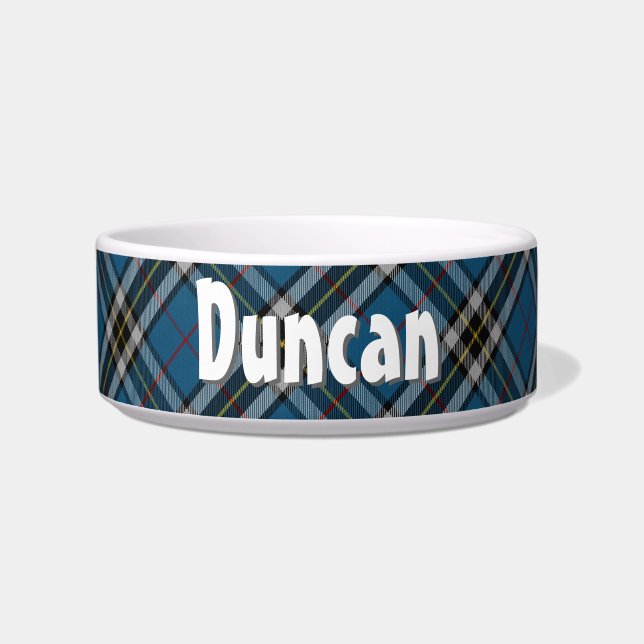 Comedero Thomson Tartan Mascota Dish - Personalizado (Frente)
