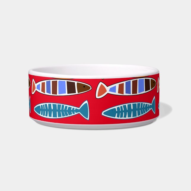 Comedero Thunder_Cove, pez rayado multicolor (Frente)