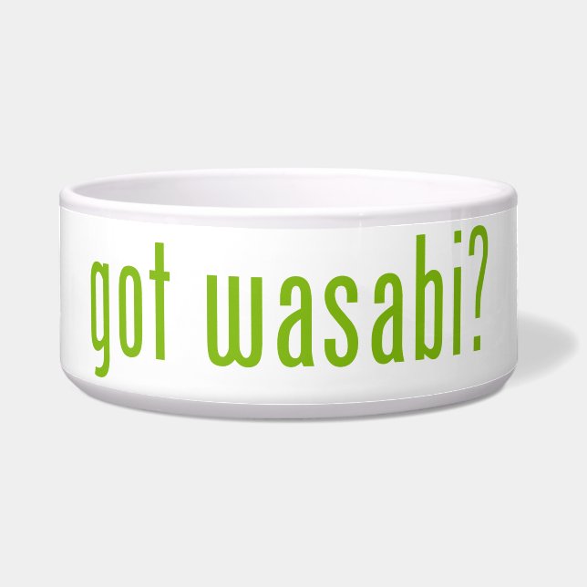 Comedero ¿tiene wasabi? (Frente)