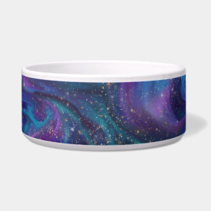 Comedero Tinta cósmica   Galaxia azul turquesa púrpura Nebu