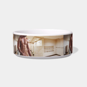 Comedero Torso masculino musculoso sin camiseta de Slippery