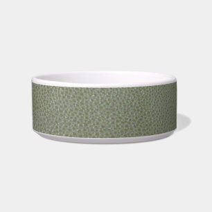 Comedero Trébol elegante día de San Patricio, cuero verde