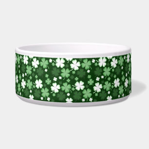 Comedero Trébol verde, perro del día de San Patricio