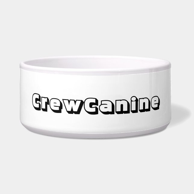 Comedero Tripulación de perro CANINE (Frente)