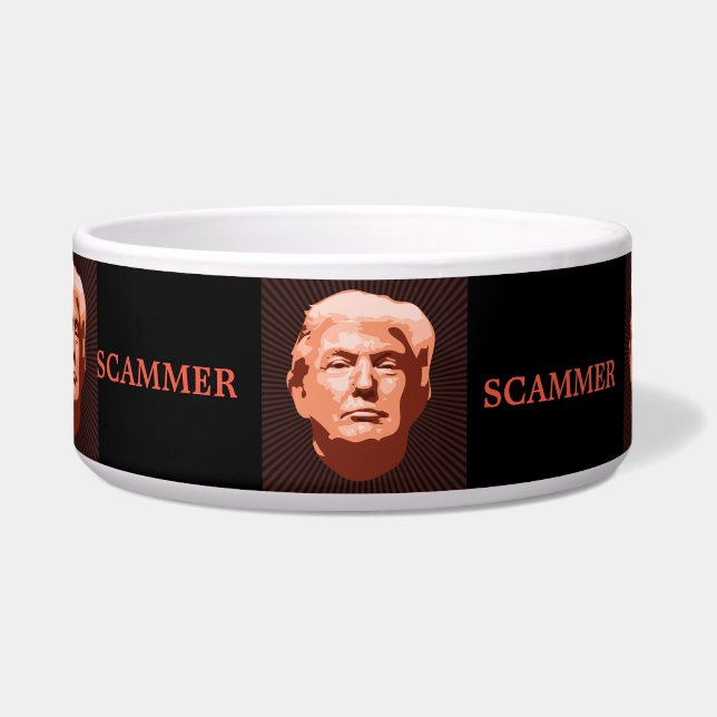Comedero Trump Scammer Pet Bowl (Frente)