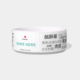 Comedero TW-Personalizado Tazón de mascotas