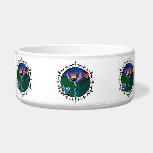 Comedero Twilight Magical Crystal Elegant Amethyst Dragon (Frente)