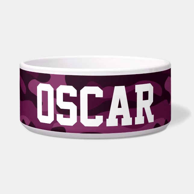 Comedero Tyrian Purple Monocolor Camo (Frente)