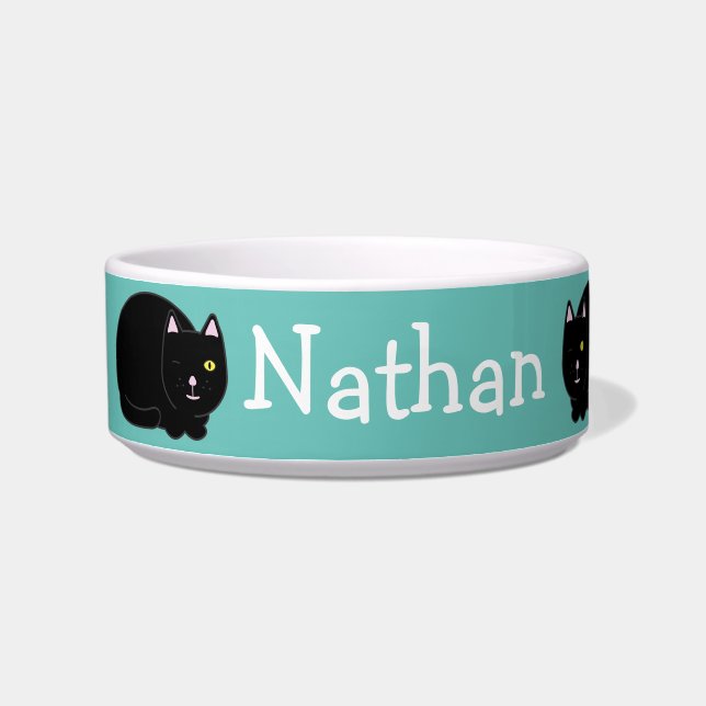 Comedero Un Personalizable de Kitty Negro Oído (Izquierda)