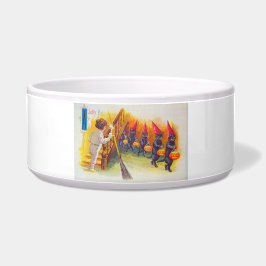 Comedero Una alegre Halloween (Gatos negros)