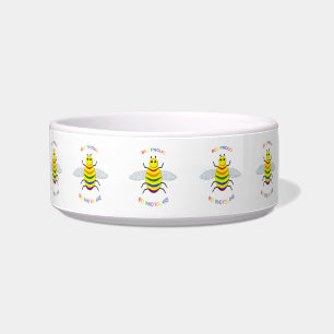 Comedero Una linda Abeja arcoiris LGBT