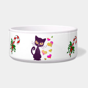 Comedero Único tazón de comida Mascota, Navidades del tazón