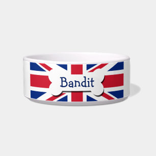 Comedero Union Jack UK Personalizada
