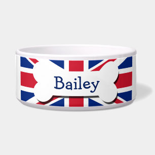 Comedero Union Jack UK Personalizada