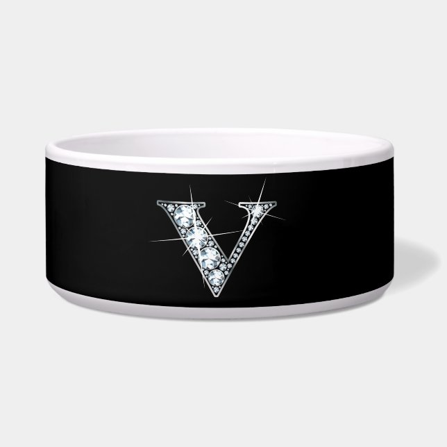 Comedero V "Diamond Bling" Pet Bowl (Frente)