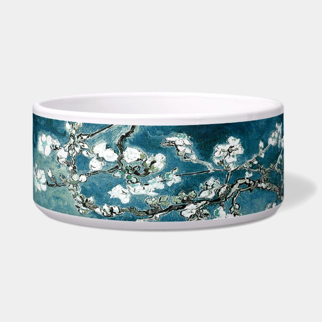 Comedero Van Gogh Almond Blossoms : Verde azulado oscuro (Frente)
