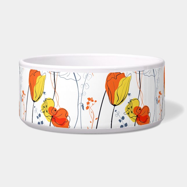 Comedero Verano tropical | Hermoso diseño de floraciones am (Frente)