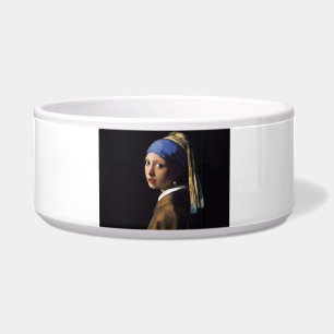Comedero Vermeer Chica Pearl Earring Masterpiece Pintura