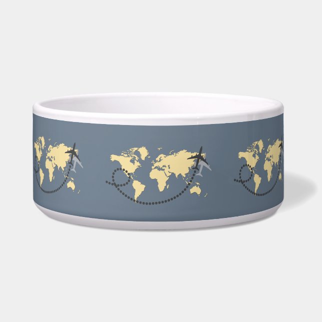 Comedero Viajemos por el ilustracion mundial (Frente)