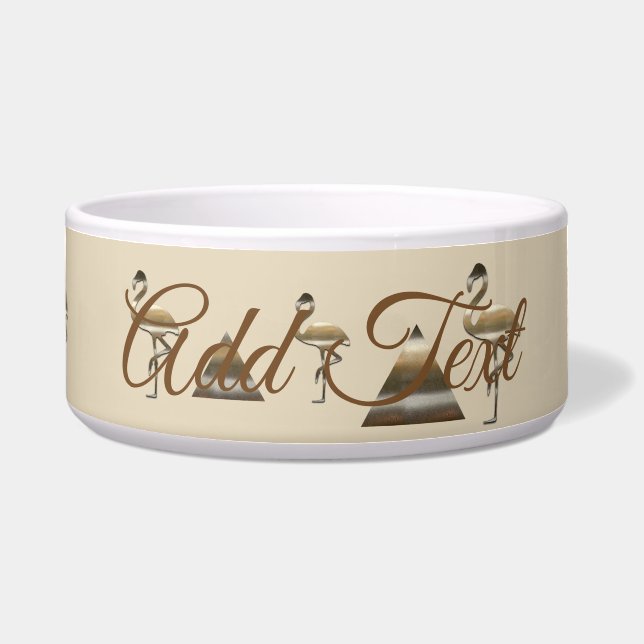 Comedero Vibe de temporada de vacaciones personalizada (Frente)