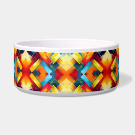 Comedero Vibes antiguas en colores: elegantes formas geomét