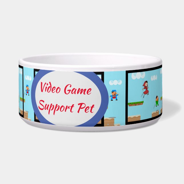 Comedero Videogame Ceramic Pet Bowl (Frente)